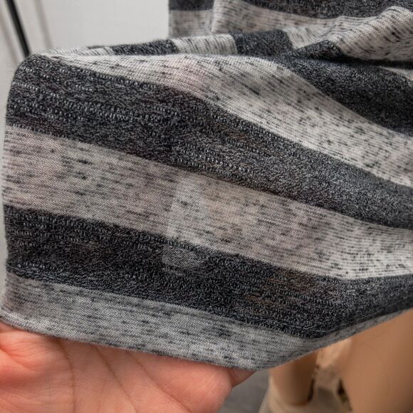 The Balance Collection Racer Back Tank Top Active Shirt Sz L Grey Gray Stripes - Picture 2 of 10